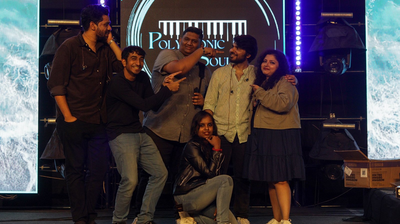 Practice shot with sheet music